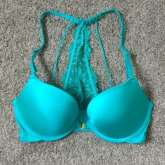 New With Tag La Senza Size 32D Beyond Sexy Classic Plunge Front-Close Bra - Picture 5 of 11